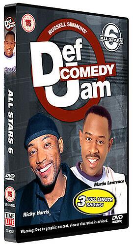 Def Comedy Jam - All Stars Volume 6 DVD (2004) Martin Lawrence cert 15 - Region 2