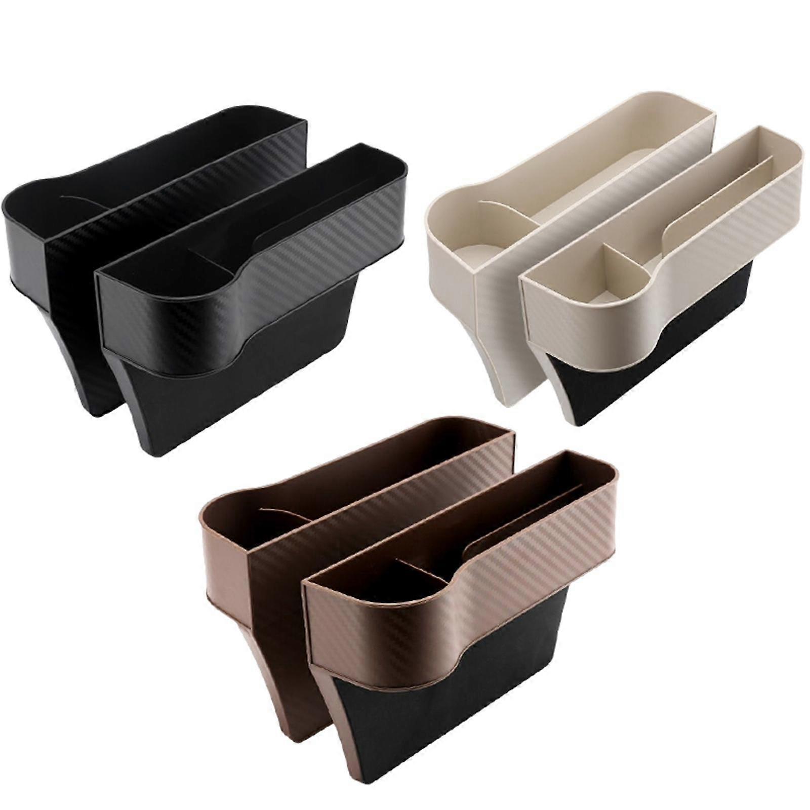 Car Front Seat Gap Organizer Premium Multifunctions Professional Insert Between The Seat and Console Made of ABS Plastic Durable