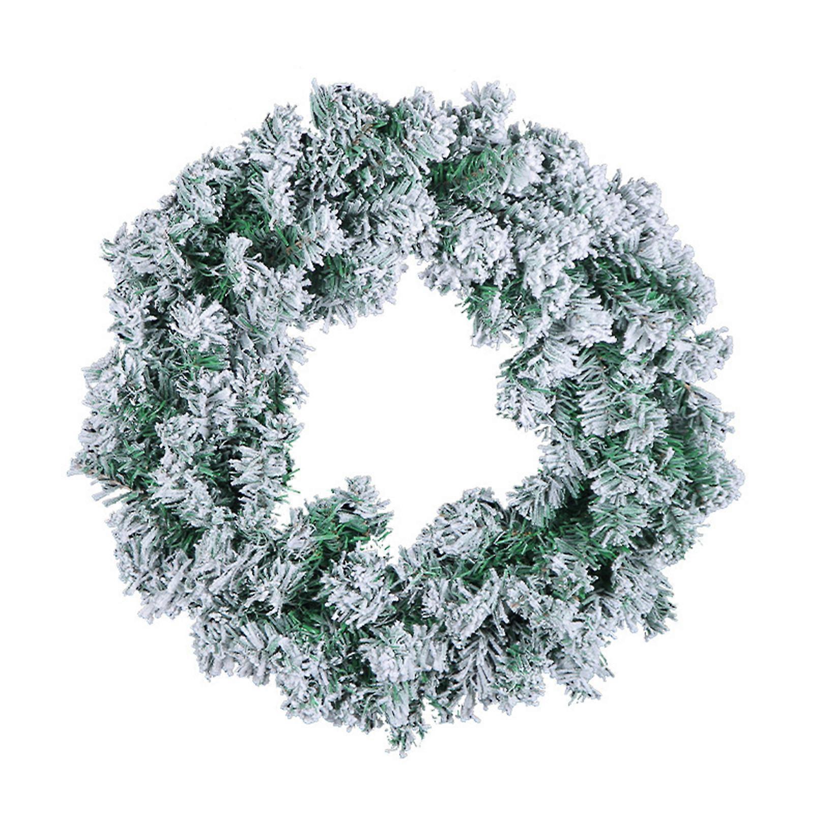 Christmas Door Wreath Festive Garland Xmas Tree Hanging Ornament Garland Decor for Windows Front Door Garden