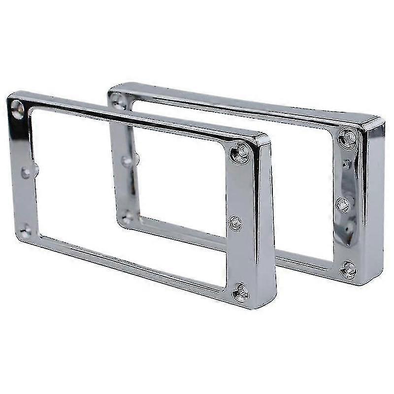 Pickup Mounting Ring Kit-for Les Paul Guitars (2pcs, Chrome Plated)