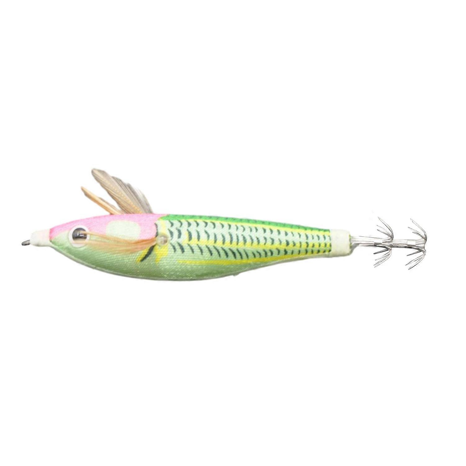 Squid Jig Bait Simulation 3D Fisheye Sharp Squid Hook Prevent Escape Cuttlefish Fishing Artificial