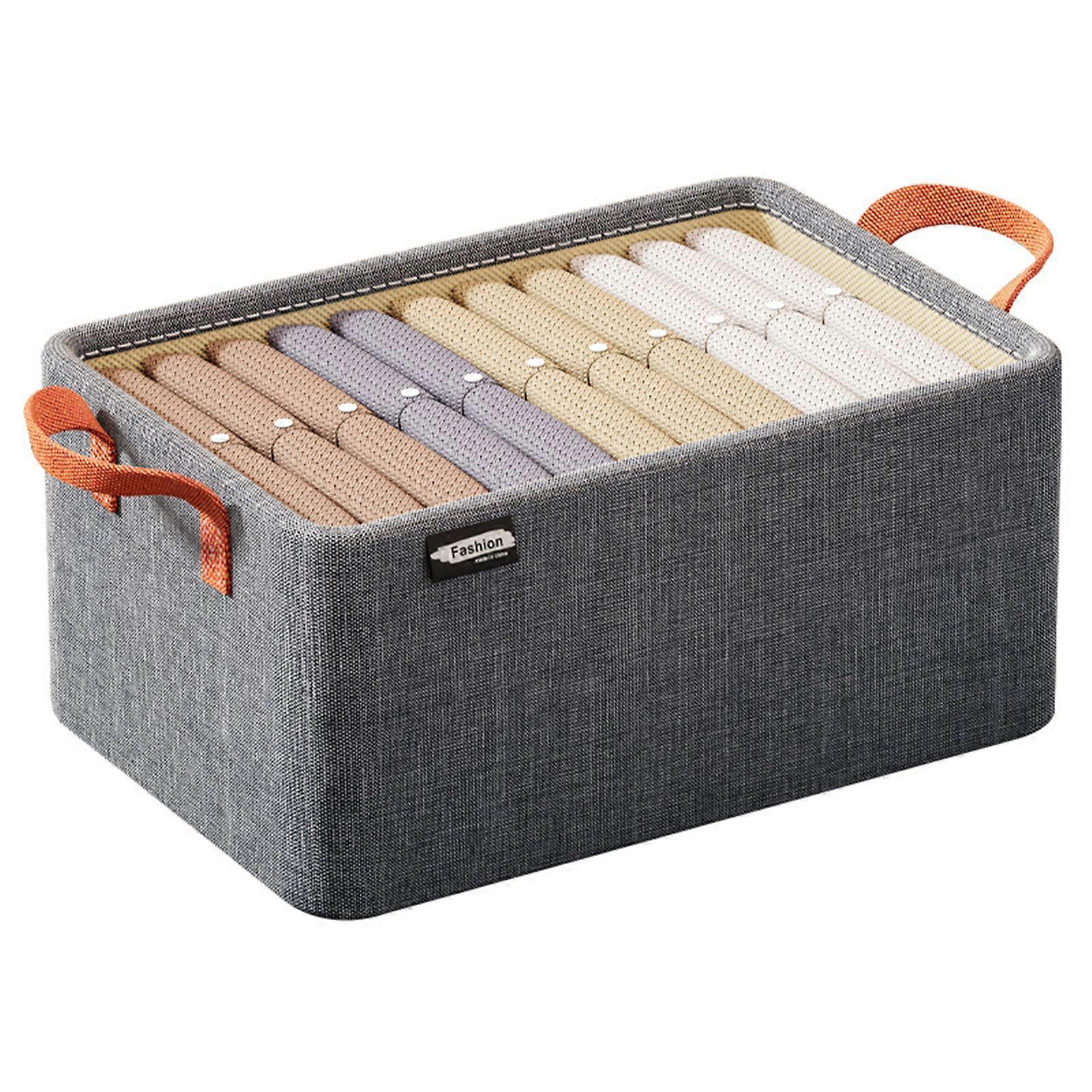 Fabric Collapsible Storage Cubes Space Saving Organizer Box for Shelves Home Nursery