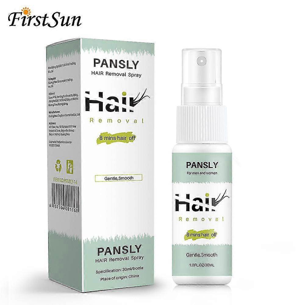脱毛クリームスプレー8分顔腕胸プライベートパーツ体毛オフスプレー液体痛みのない脱毛男性と女性用