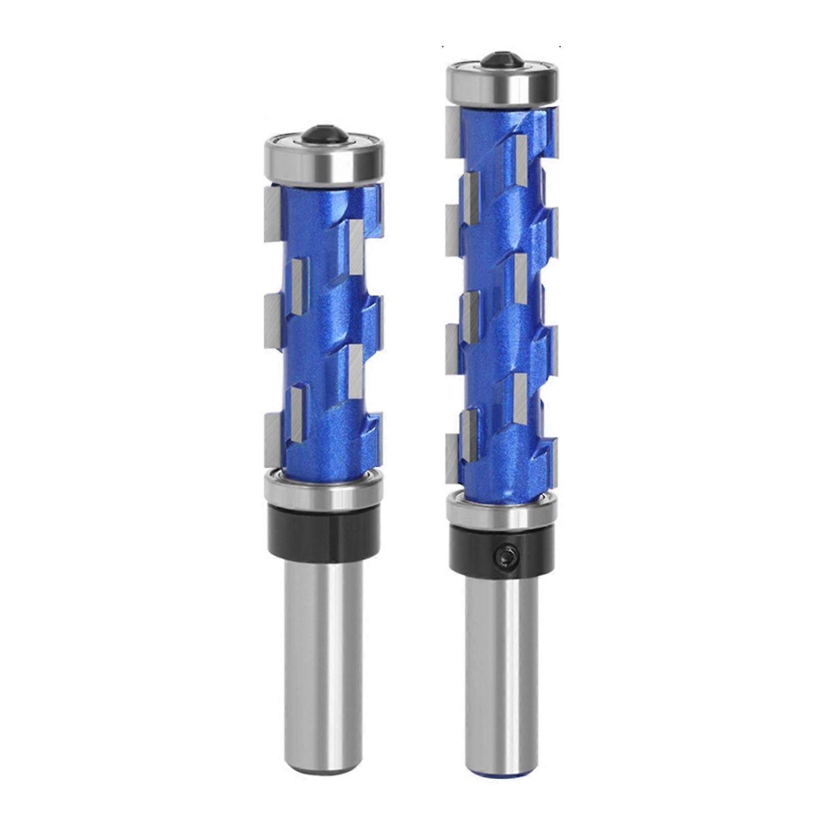 1/2 Shank 12 Shank Flat Trimming Router Bits Set Durable Quality Wood Engraving Cutter for Hardwood Wood