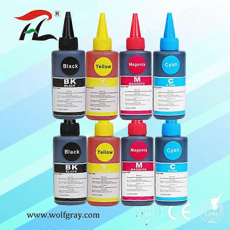 2sets Compatible 400ml Universal refill ink kit for Epson for Canon for HP for Brother for Lexmark Inkjet Printer CISS Cartridge