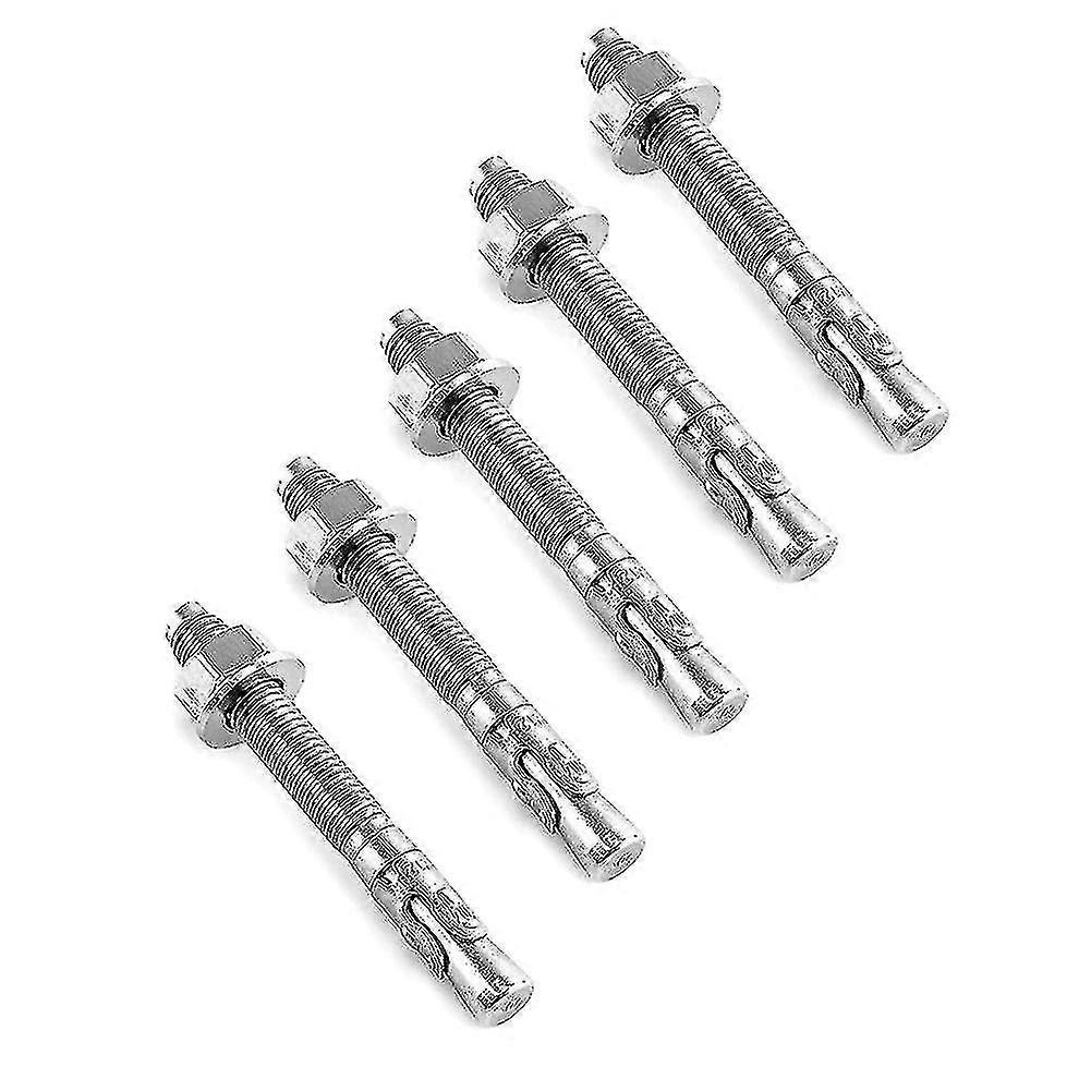 Ancrage de coin, acier inoxydable, 3/8 pouce x 4 pouces, 5 pcs