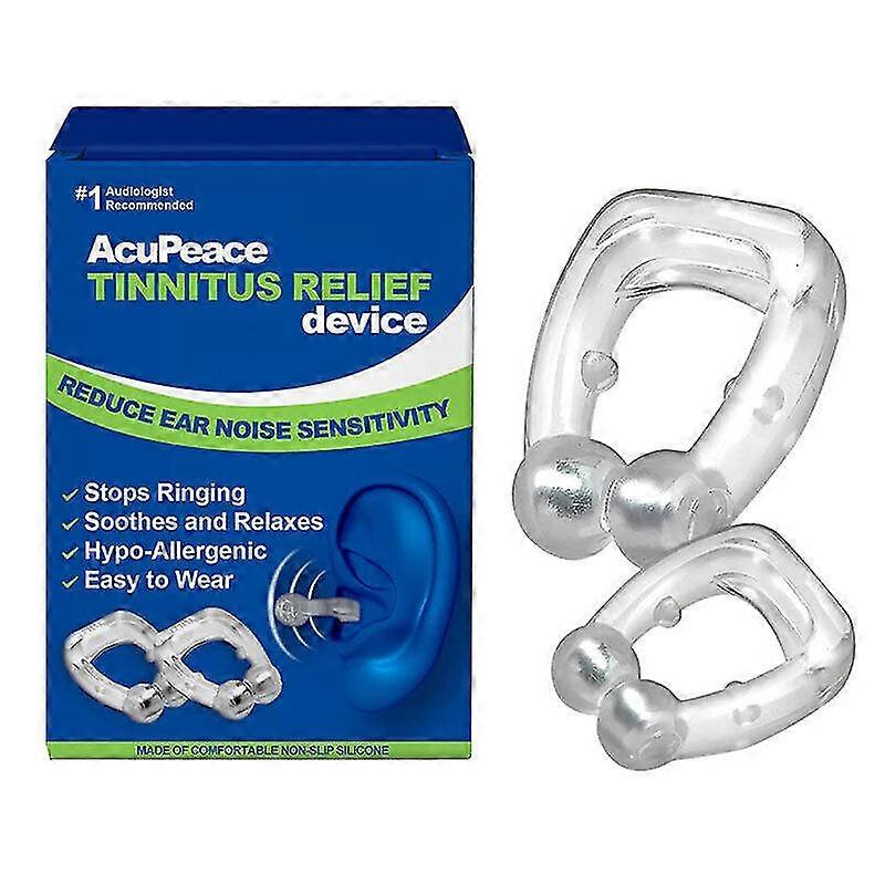 2x Tinnitus Relief Device For Ringing Ears Stop Ear Ringing For Men Women