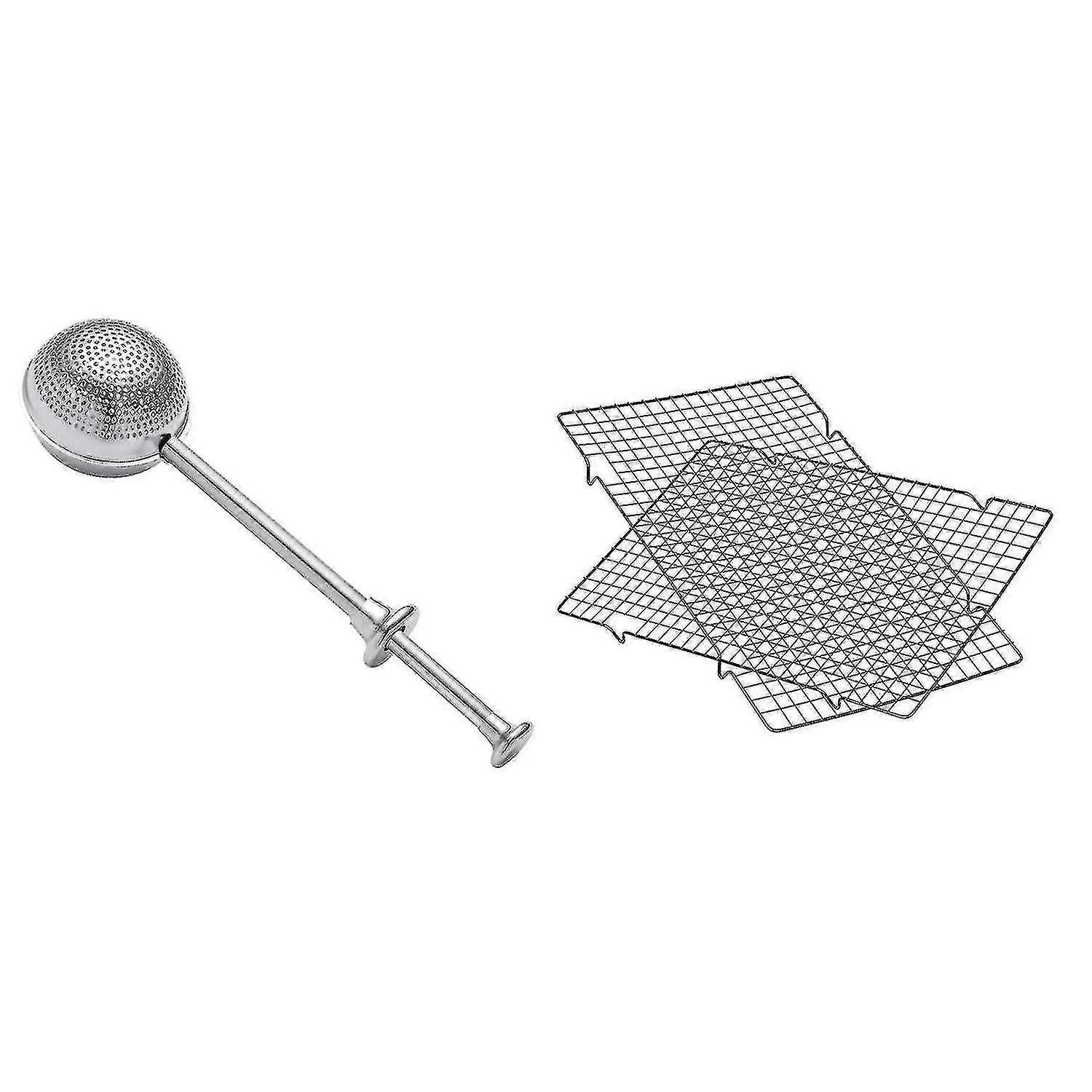 2pcs Cooling Racks For Baking Cake Large/small Heavy Cooling Mesh