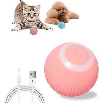 Auto Rolling Cat Ball Interactive Smart Toy LED Electric Kitten Training Toys