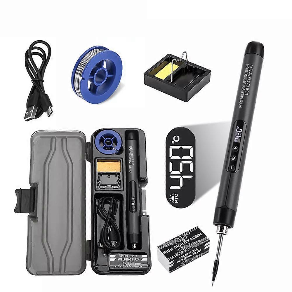 Type-C Rechargeable Wireless Welding Tool Digital Electric Soldering Iron Kit