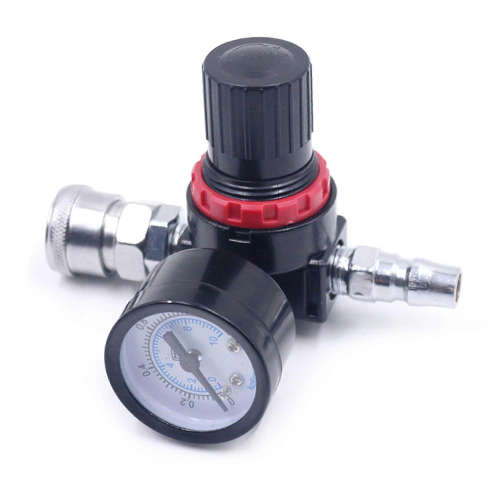 1/4 Spray Paint Guns Air Pressure Regulator Convenient Adapter Pneumatic Tool