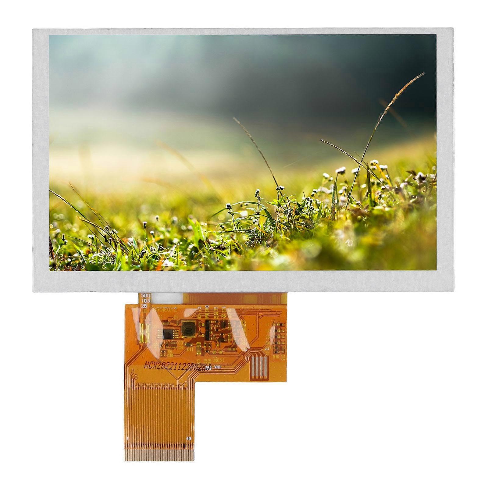 5 인치 TFT LCD 디스플레이 화면 800x480 RGB 고화질 고휘도 산업용 TFT LCD 디스플레이 모듈