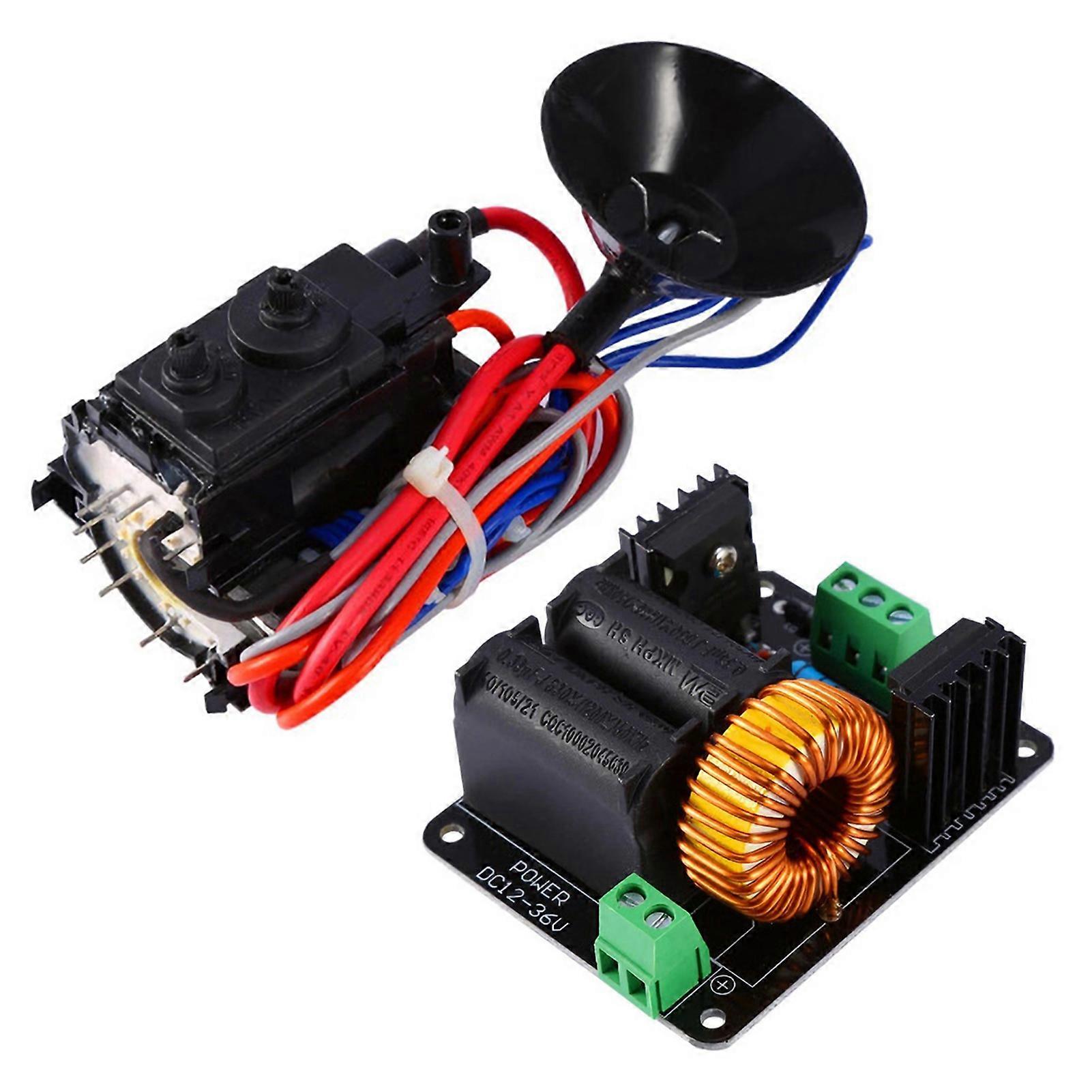 DC12-24V ZVS Coil Driver Board Flyback Driver Module with Ignition Coil High Voltage DC Power Supply Replacement for Tesla