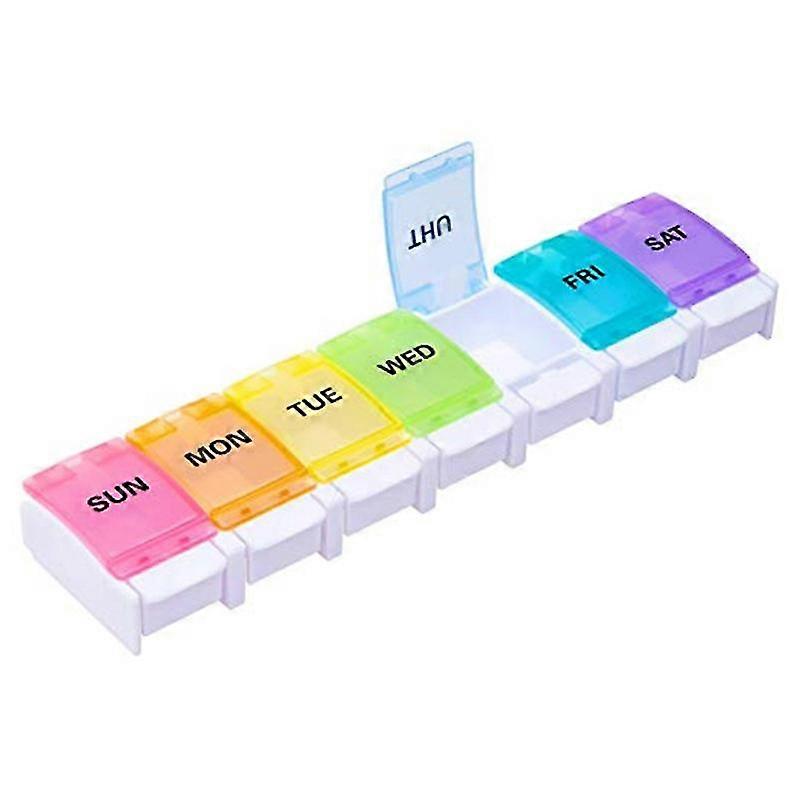 7-day Portable Plastic Pill Box