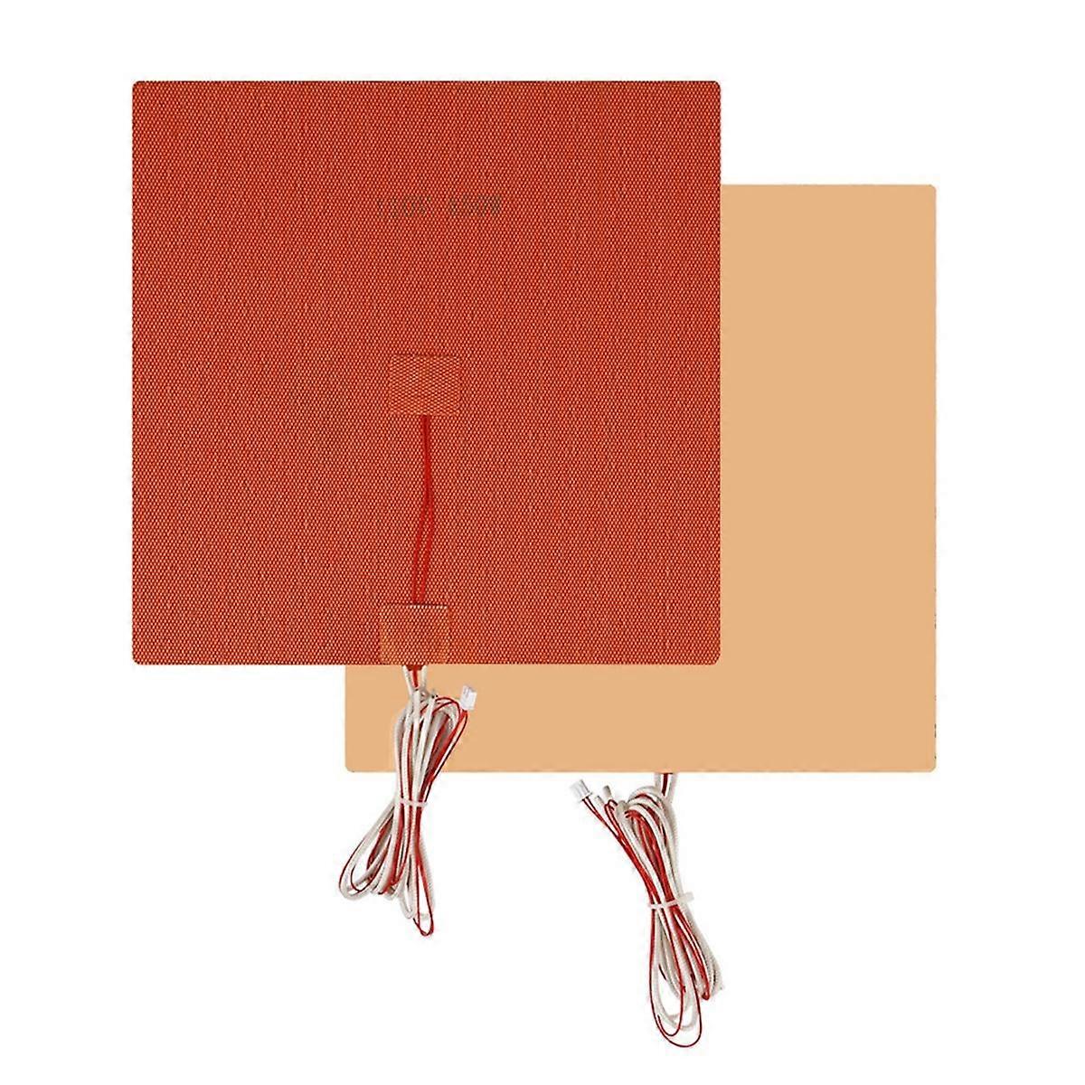 250X250mm 3D Printer Silicone Heater Pad Fiberglass Cloth 3D Printer Heated Bed 110V 450W 100cm Cab