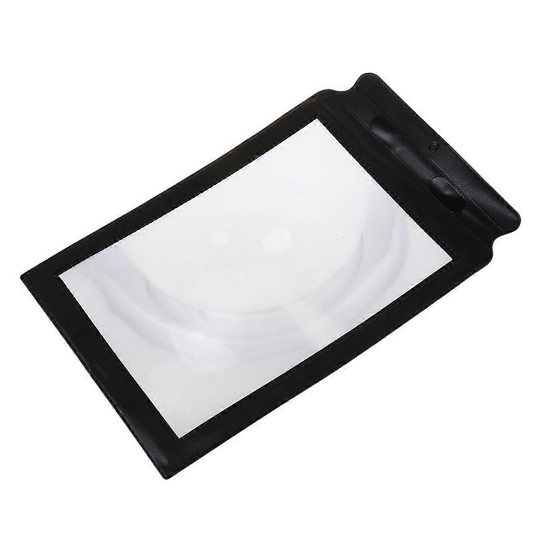A4 Full Page 3x Magnifier Sheet Large Magnifying Glass Book Reading Aid Lens