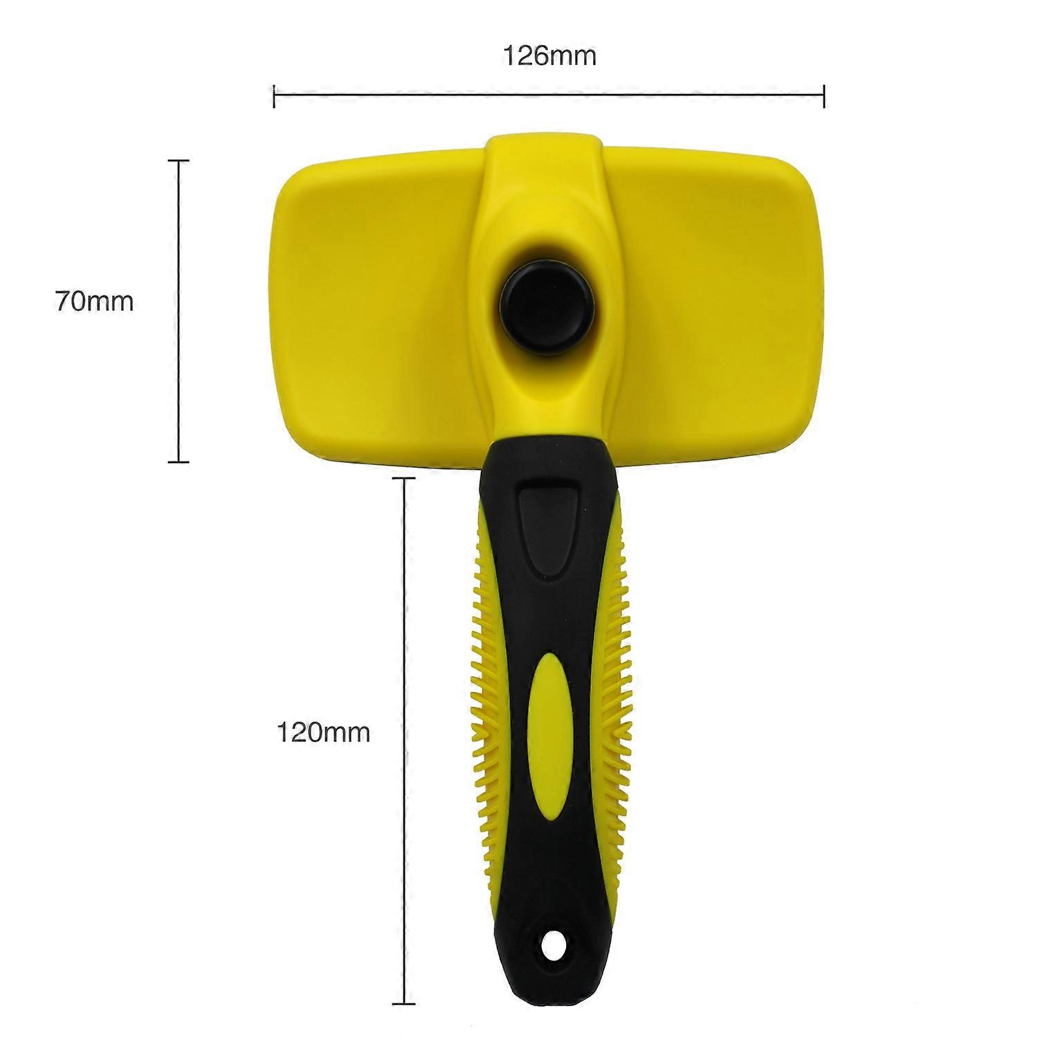 Self Cleaning Slicker Brush, for Shedding and Removing Tool for Pet