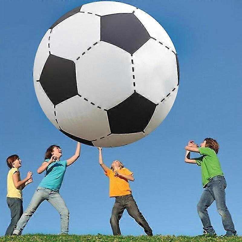 100cm ビーチボール インフレータブル ジャイアント フットボール サッカー 子供用 屋外遊び ゲーム バルーン ジャイアント バレーボール PVC プール アクセサリー