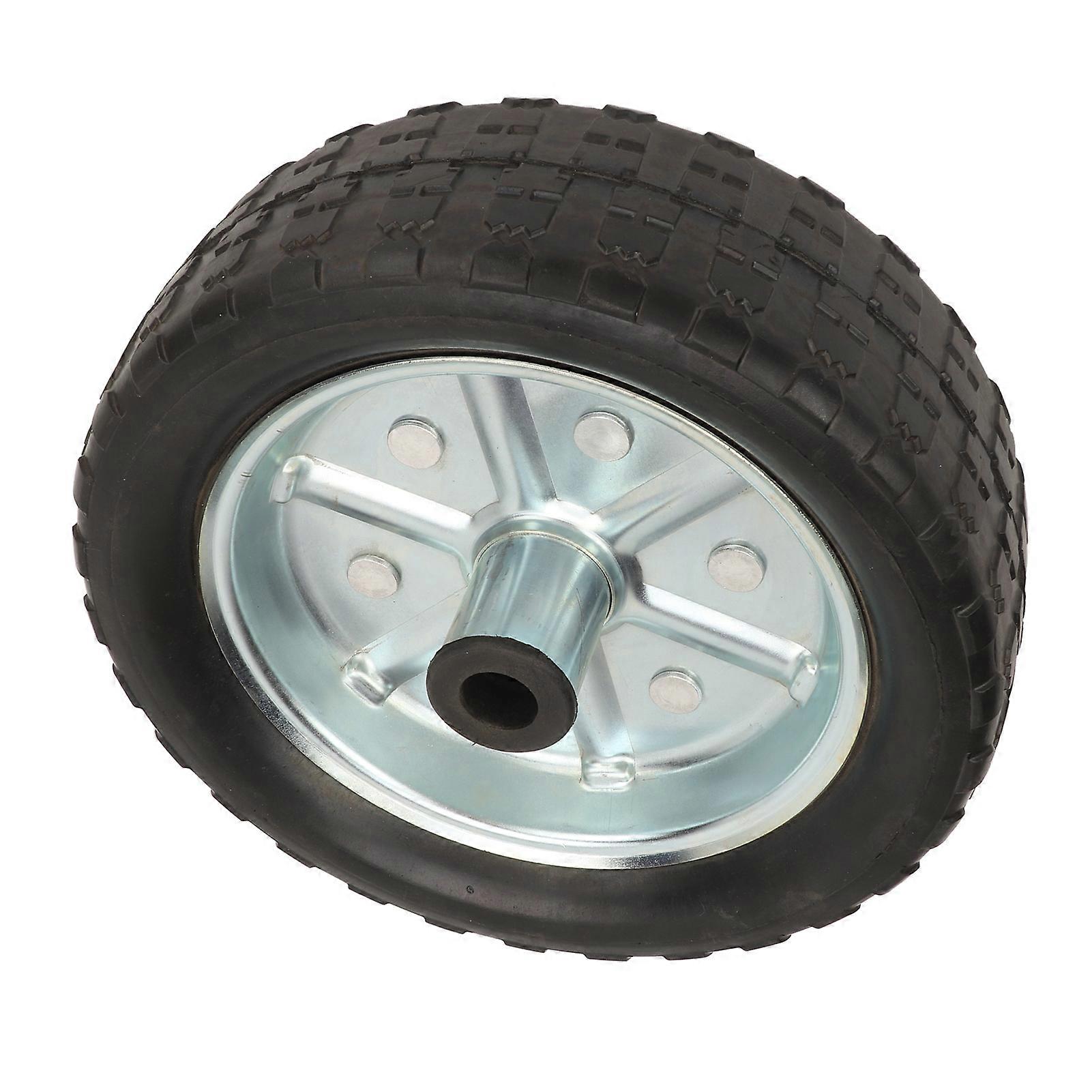10 Inch Trailer Jack Universal Wheel 2000 Lbs Rotating Support Rugged Durable Replacement Wheel for Lawnmowers Utility Carts