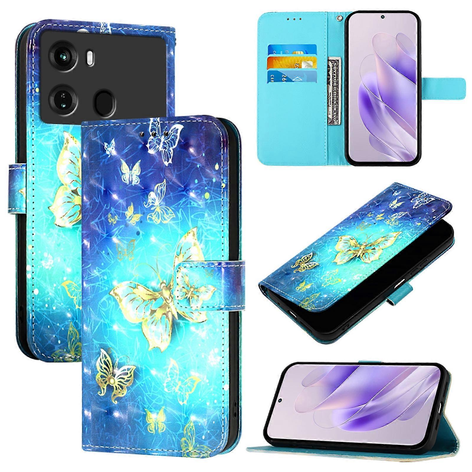 3D Painting Leather Case For Itel P40