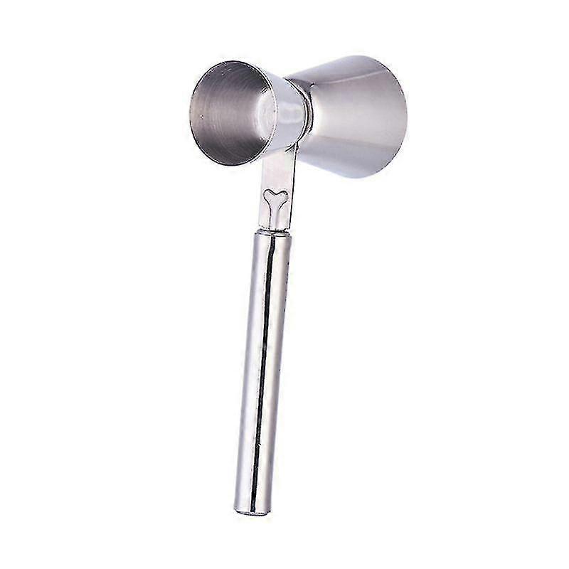 Stainless Steel Double Jigger Measure Cup With Handle For Cocktail Bartender Bar Party Accessories
