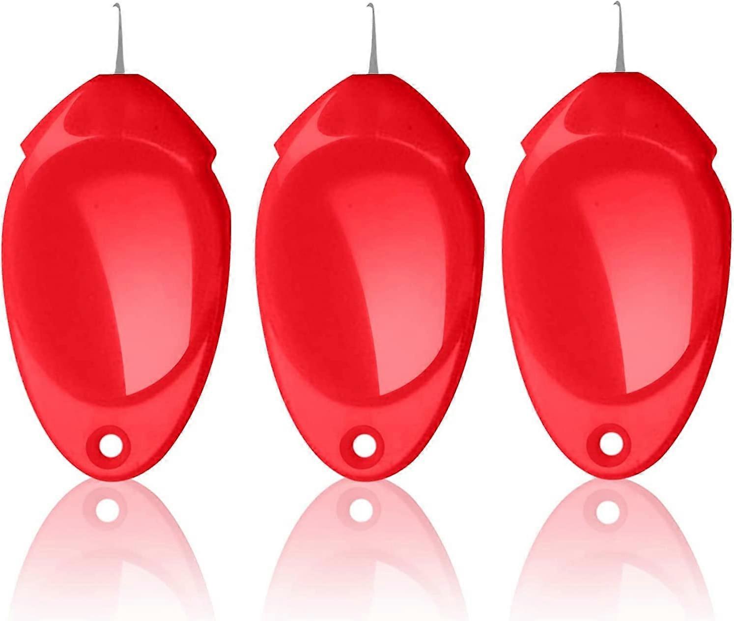 Sewing Needle Threaders, Ideal for Hand and Machine Threading (red 3pcs)