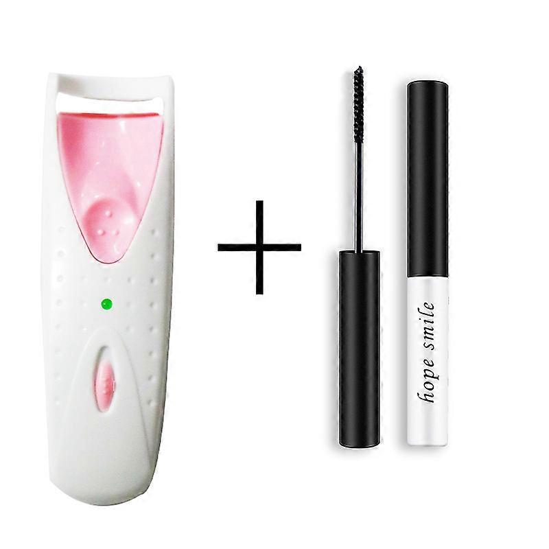 Heated Eyelash Curler With Silicone Heating Pads,beauty Heated Eyelash Curlers,fast Heating Natural Curling