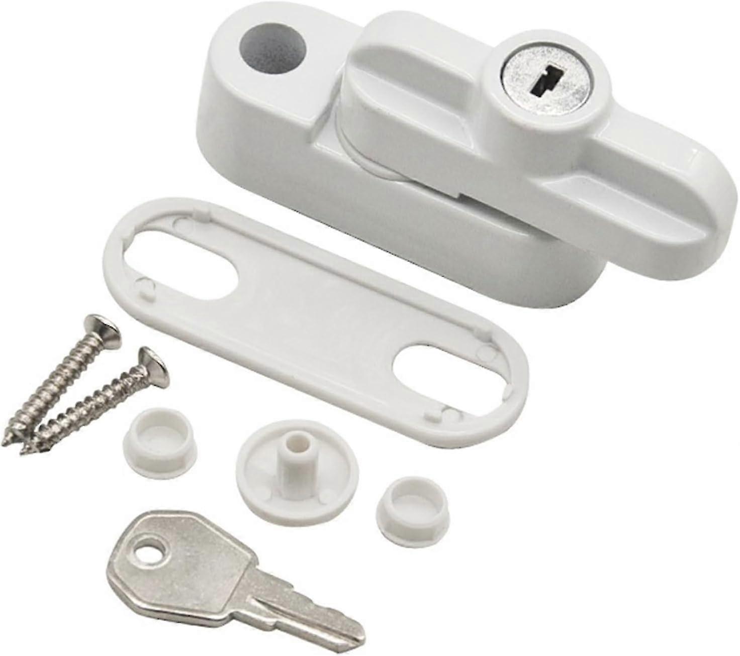Reliable Cast Zinc Alloy Latches With Strong Locking Buckles For Secure Windows And Doors, Durable Cast Zinc Alloy Window Buckle, Pvc Door Lock,white