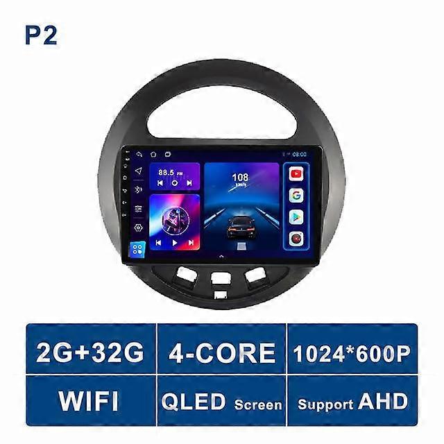 For Geely Panda Gleagle GX2 LC Kandi 2009 2010 2011 2012 2013 2014 2015 2016 Car Radio Multimedia Player GPS Navigation QLED