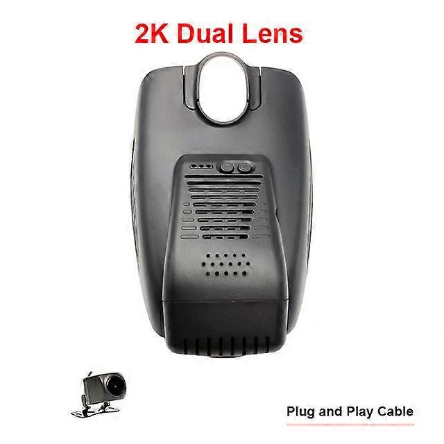 4K 2160P Plug and Play Car DVR Wifi Dashcam Dual Lens For Mercedes-Benz C w205 s205 GLC x253 CLS w219 E Class w212 w213 C E glc