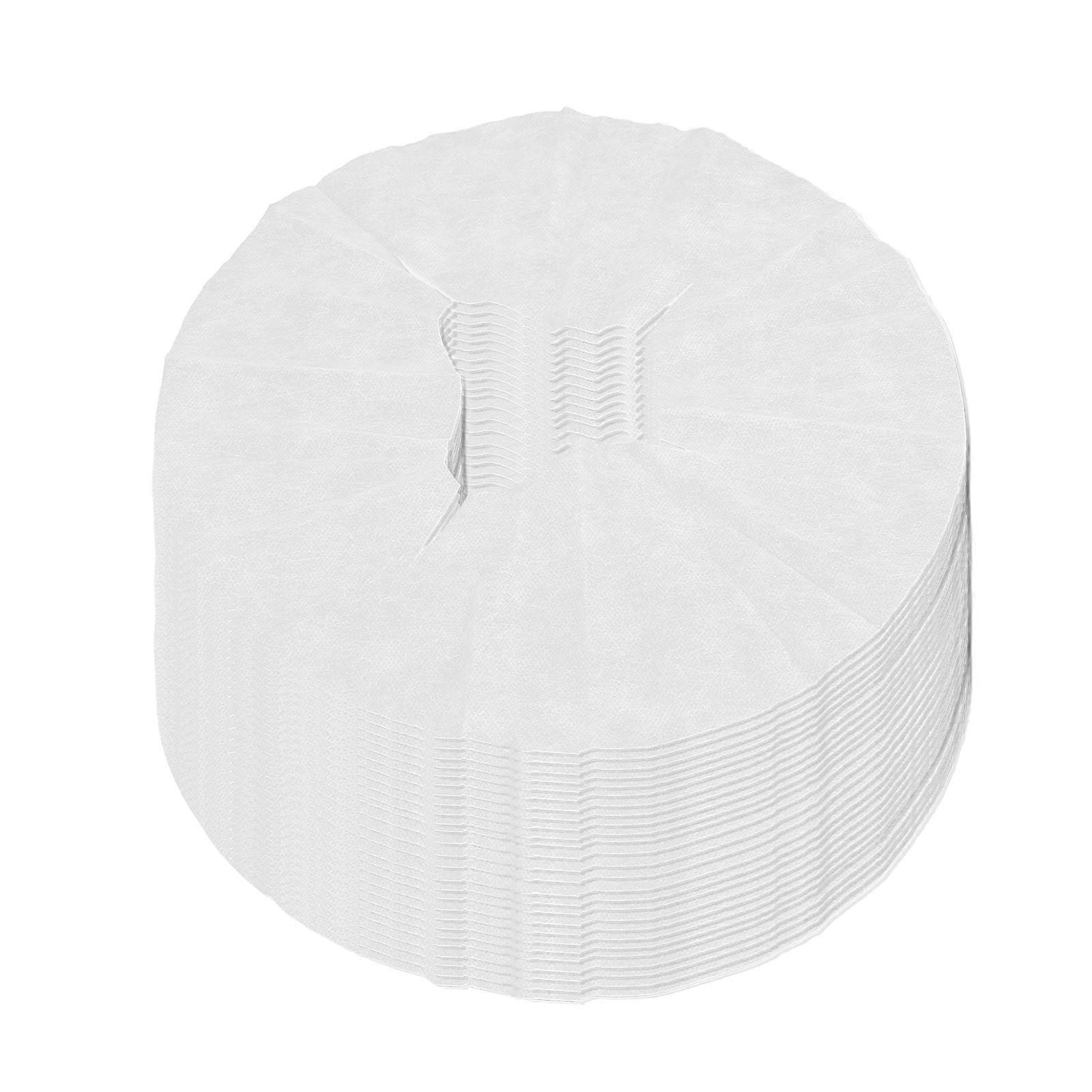 Disposable Headrest Covers 100Pcs Ultra Soft NonWoven Massage Pillow Covers with Holes Thin