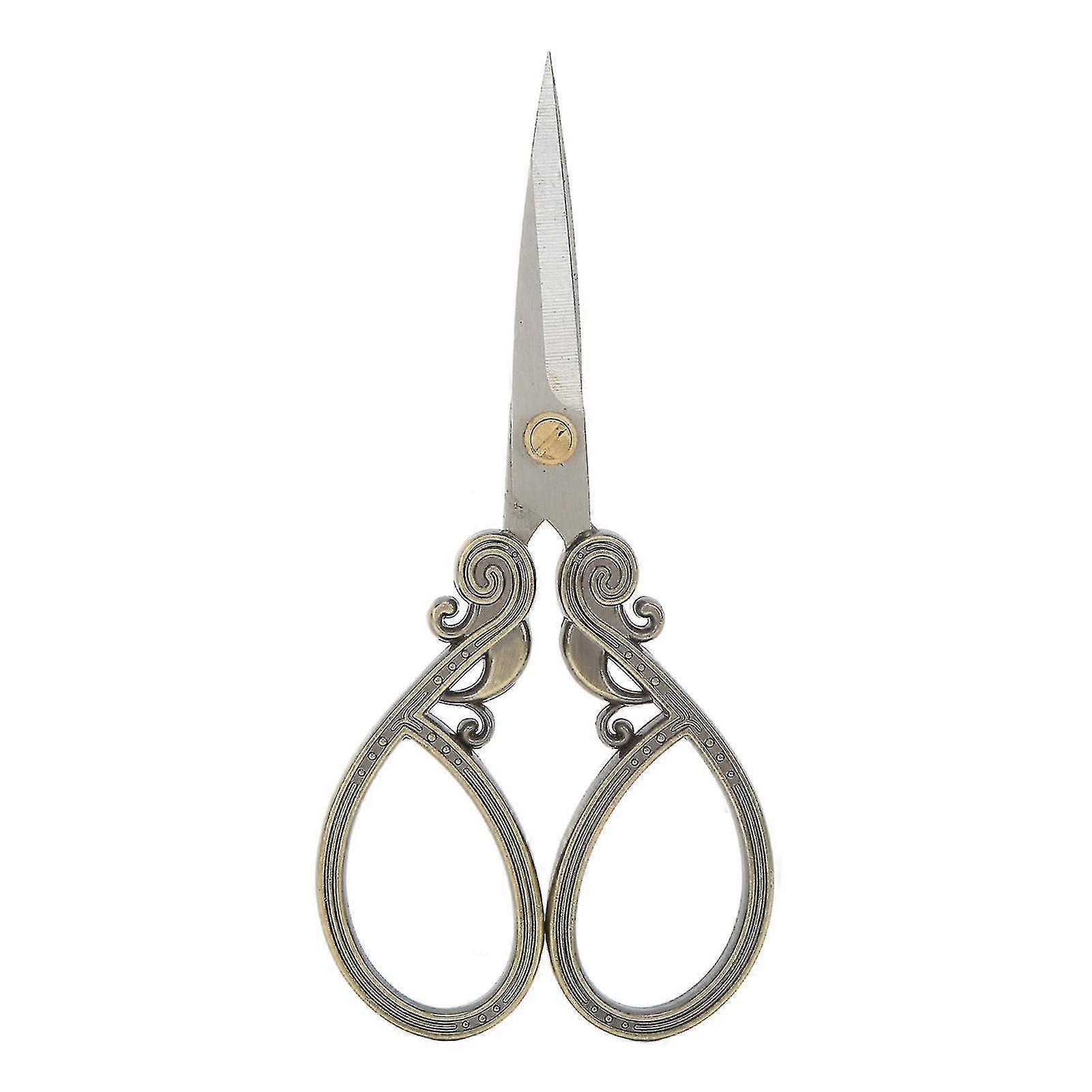 Compact Embroidery Scissors - Professional Durable and Decorative Sewing Supplies for Craftsmanship and Time-Saving