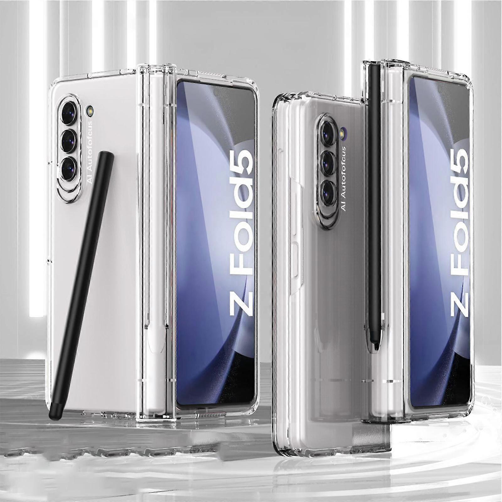 for Samsung Galaxy Z Fold 5 Case with S Pen Holder & S Pen, Screen Protector Hinge Case for Samsung Z Fold 5 Case