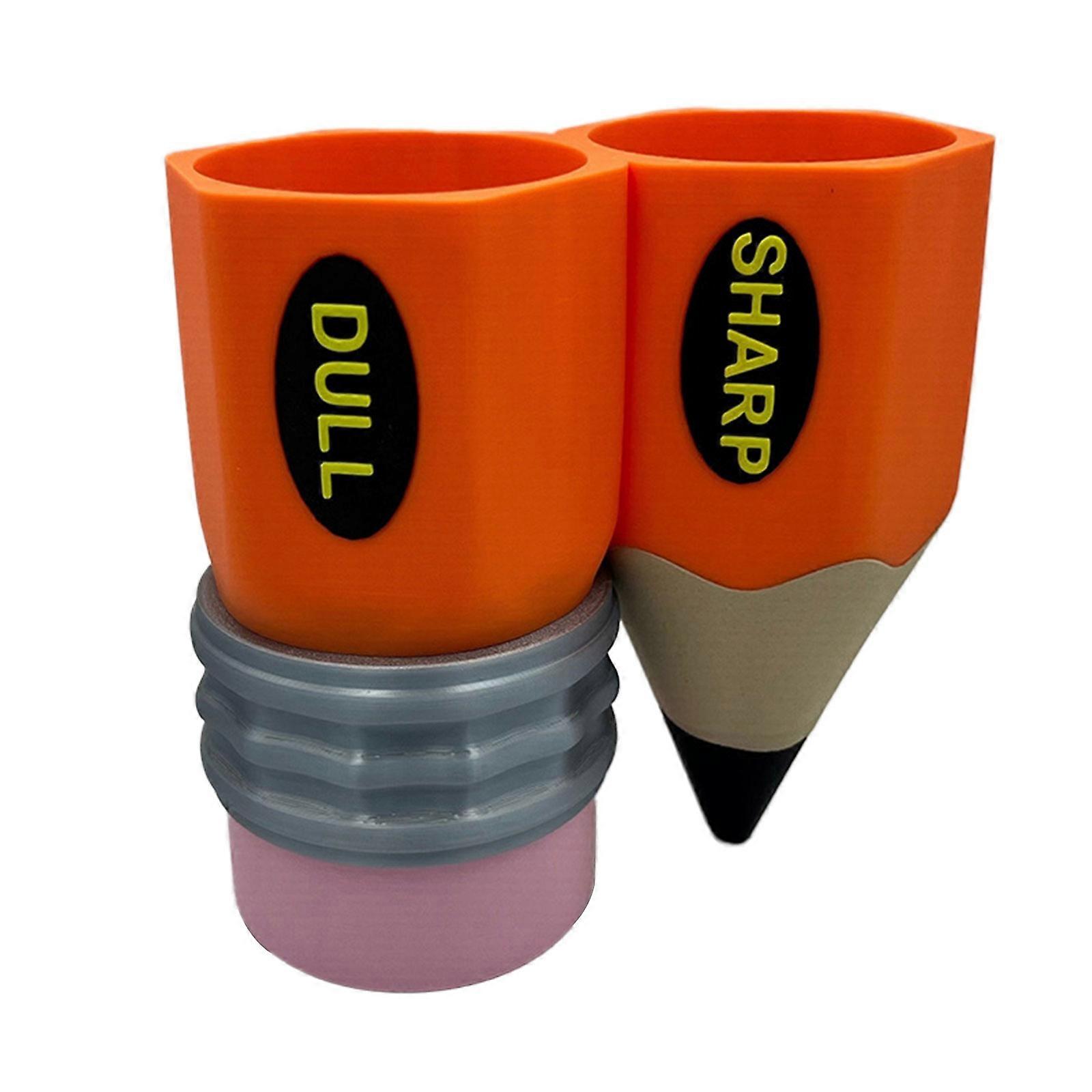 Portapenne Sharp-Dull, portapenne a forma di matita unico, 100% nuovo