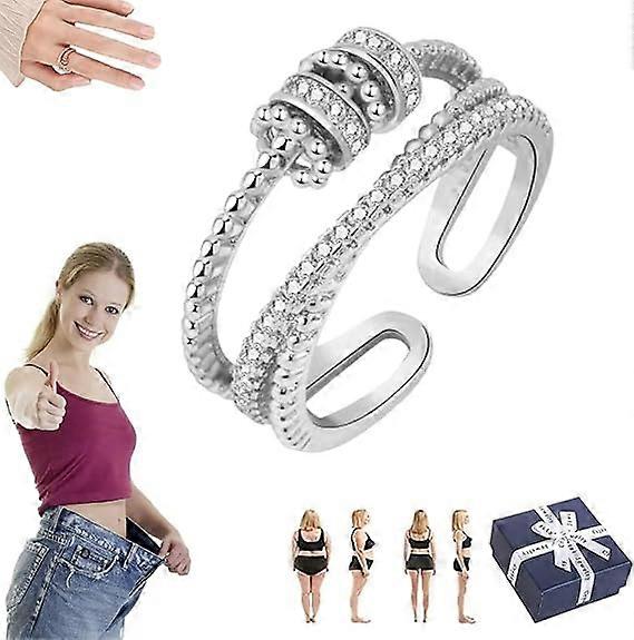 Double Line Fashion Smart Ring Time To Run Ring Women's Multi-layer Transfer Adjustable Ring