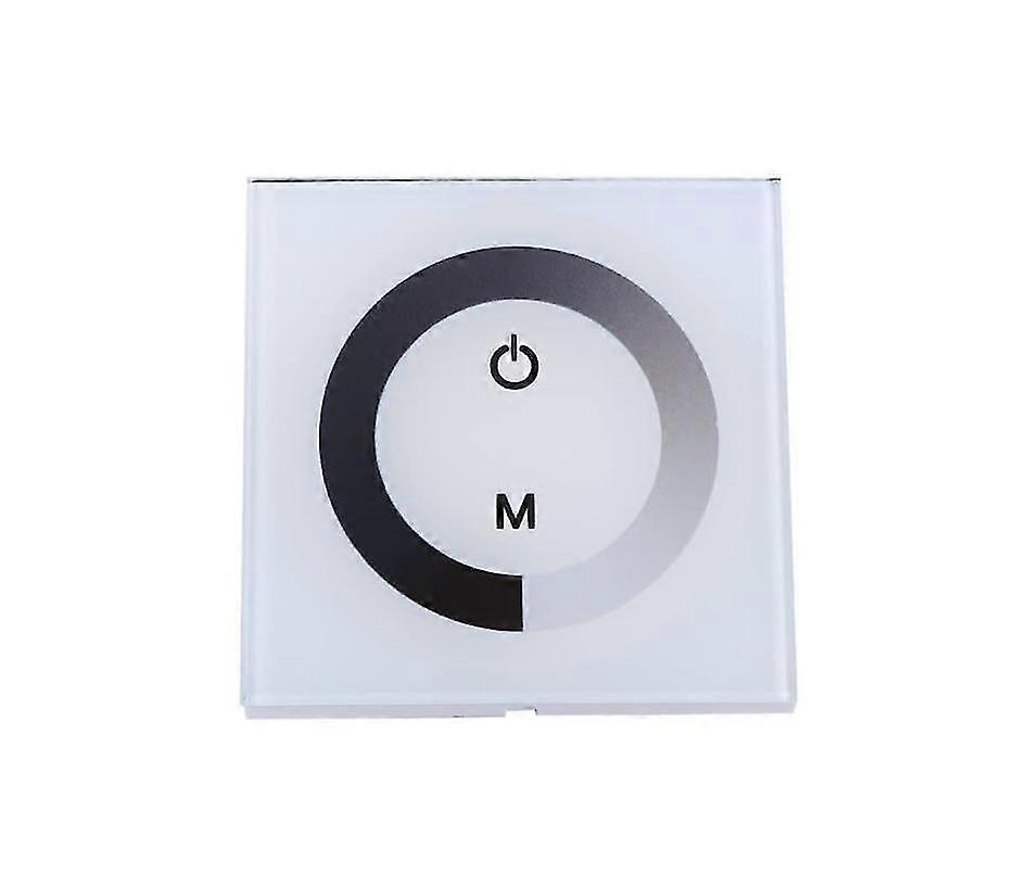 12v-24v Wall Mount Panel Touch Screen Controller Led Strip Dimmer(white)