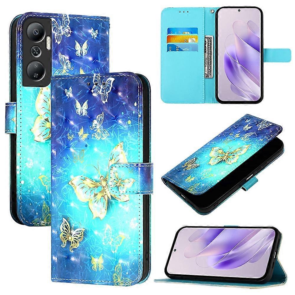 3D Painted PU Case For Infinix Hot 20 4G