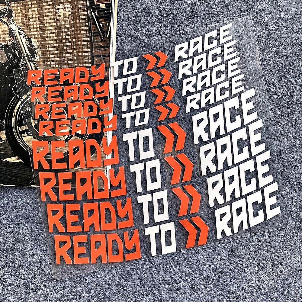 Reflective Motorcycle Wheel Hub Vehicle Decals Rim Decal Accessories ...