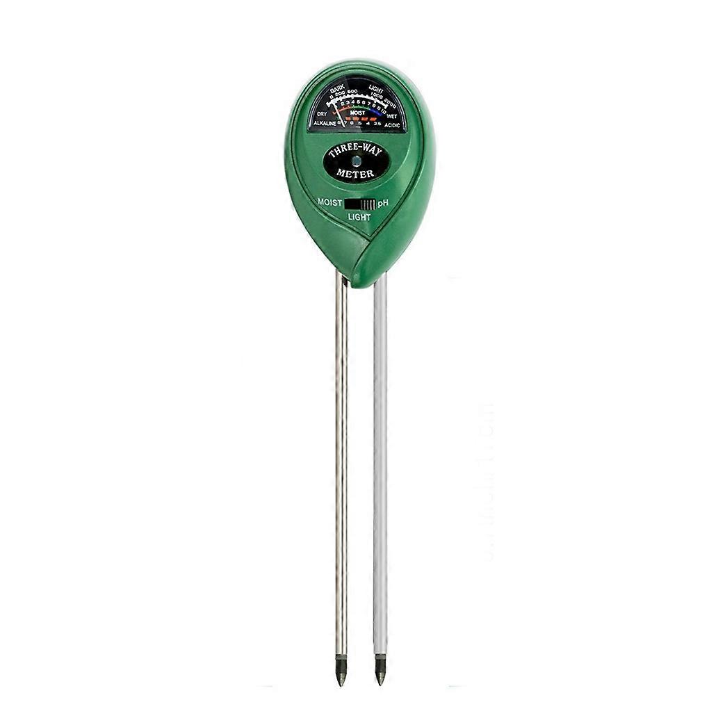 3 in 1 Soil Moisture Sensor Meter Detector Metal Probe Gardening Plant Flower Water Analyzer Test Instrument Hygrometer Tool-3 in 1