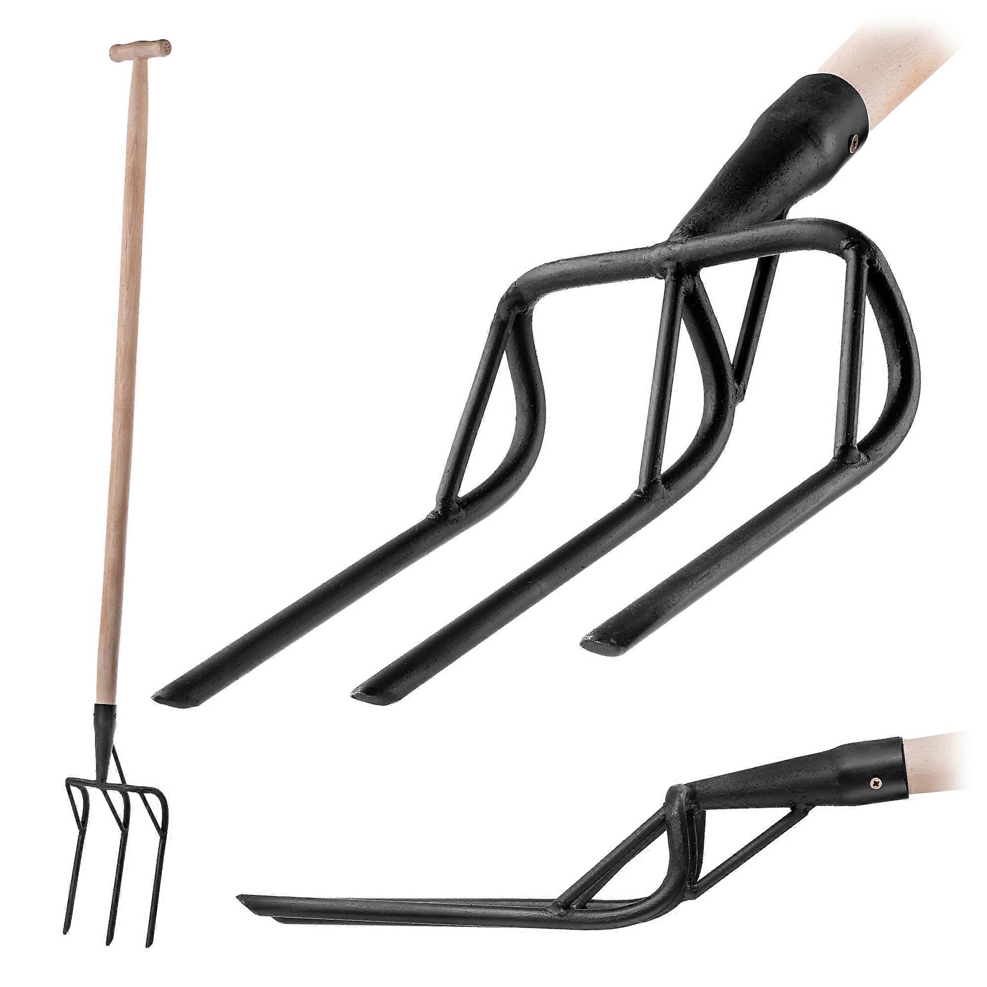 KADAX Loosening Fork Strong Steel Fork for Digging Manual