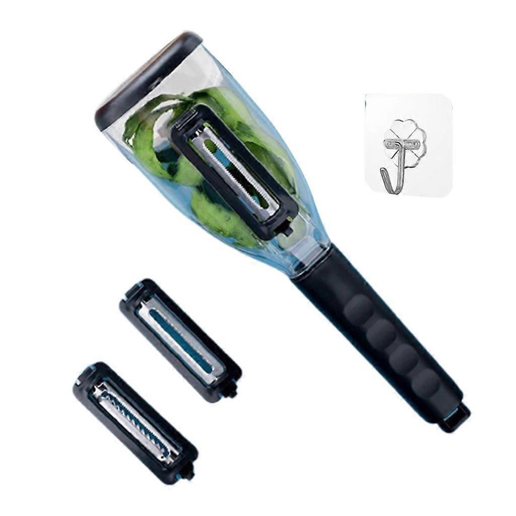 Three-in-one Multifunctional Peeler with Storage Box for Carrot Fruit Potato