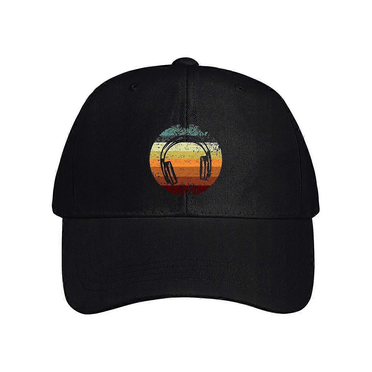 Retro Headphones Vintage Baseball Cap