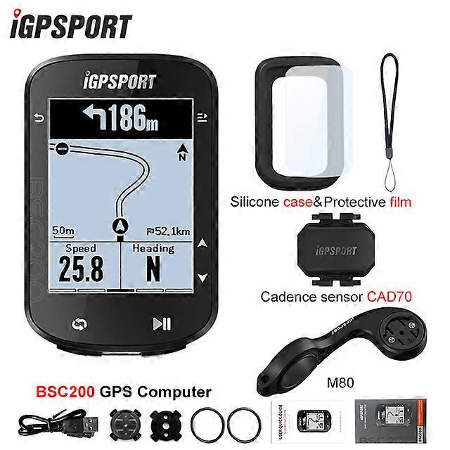 BSC200 GPS Cycle bike Computer Wireless Speedometer Bicycle Digital ANT+ Route igation Stopwatch Cycling Odometer