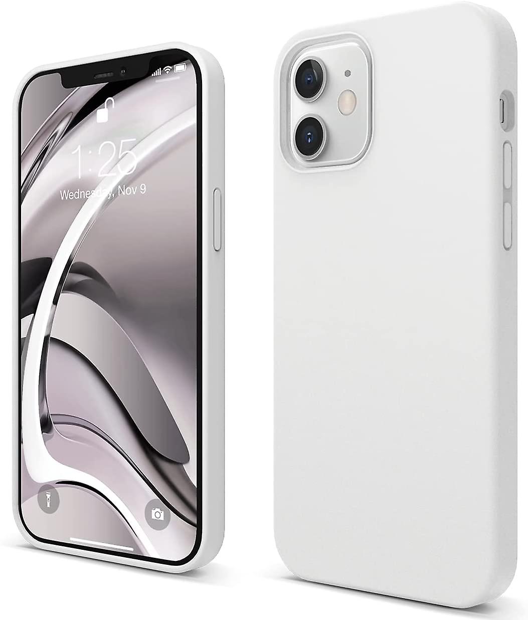 Compatível com estojo iphone 12 e compatível com iphone 12 Pro Case de 6,1 polegadas, caixa de silicone líquido