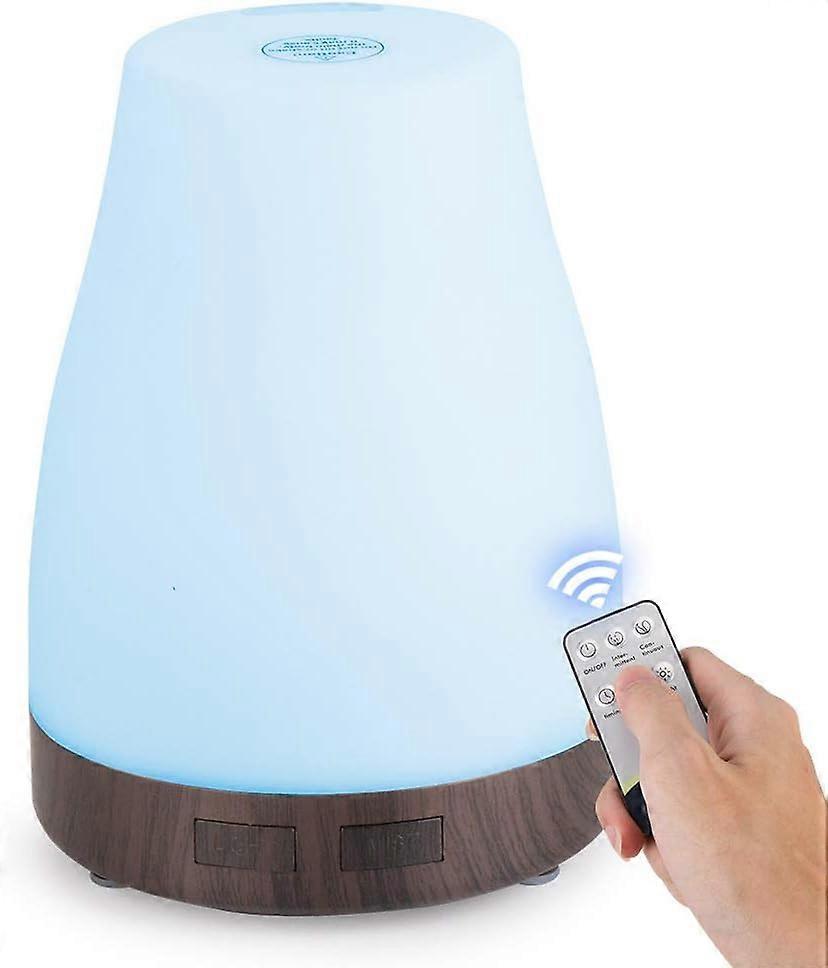300mL Essential Oil Diffuser Aromatherapy Diffuser Ultrasonic Aromatherapy Humidifier, Blue 1 Variable LED Light Adjustable Mode
