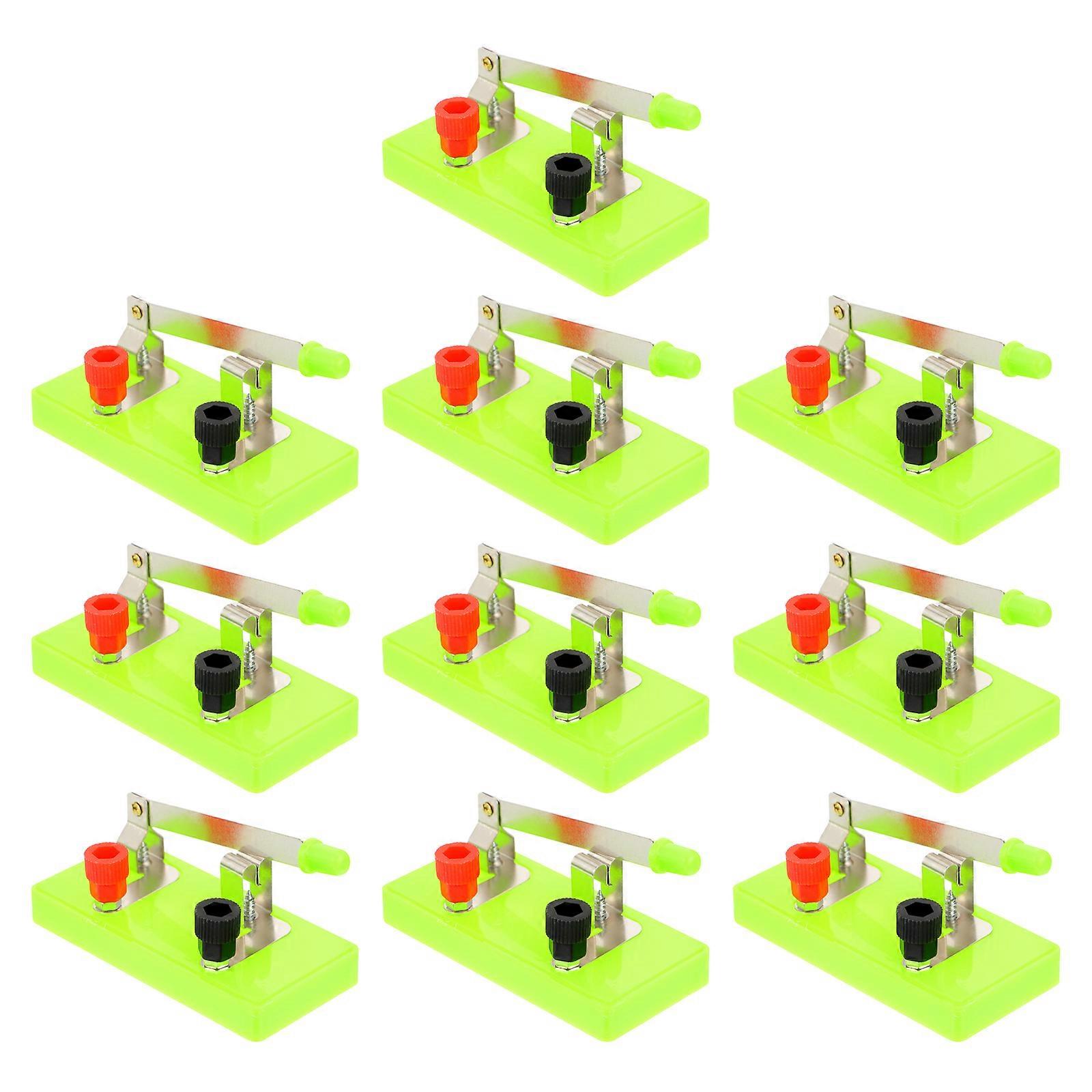 10pcs Circuit Single Blades Switch School Electronic Experimenting Equipment