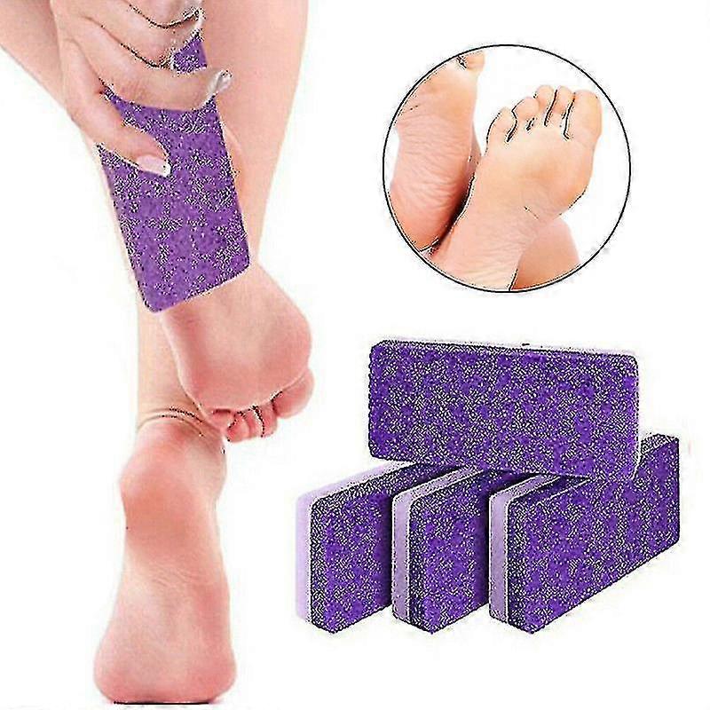 可重复使用的足部浮石海绵 老茧去角质 硬质皮肤 去除足部护理 洗脸工具 磨砂 美甲工具