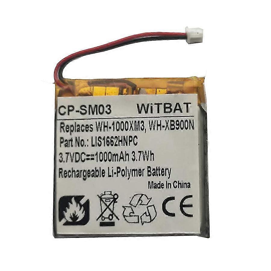 xjReplacement 1000mah Battery Compatible Wh-1000xm3 Headphone