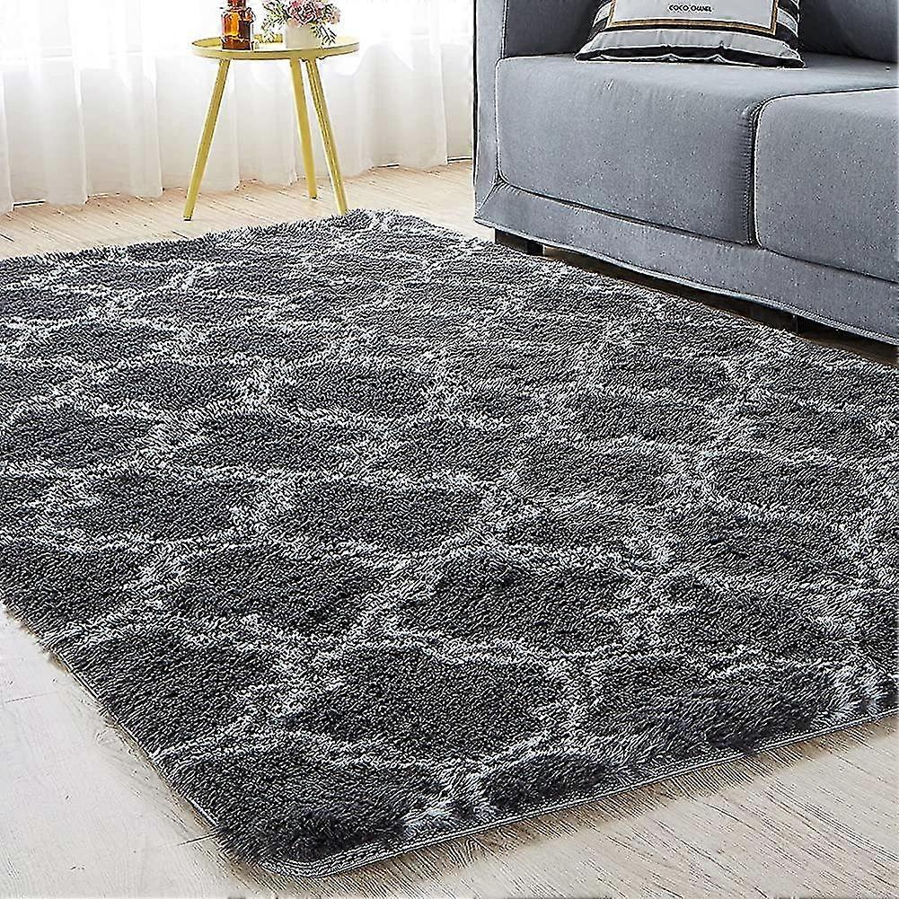 Home Decor Rug, Long Shaggy Rug Non-slip Rug For Living Room Bedroom Sofa Floor