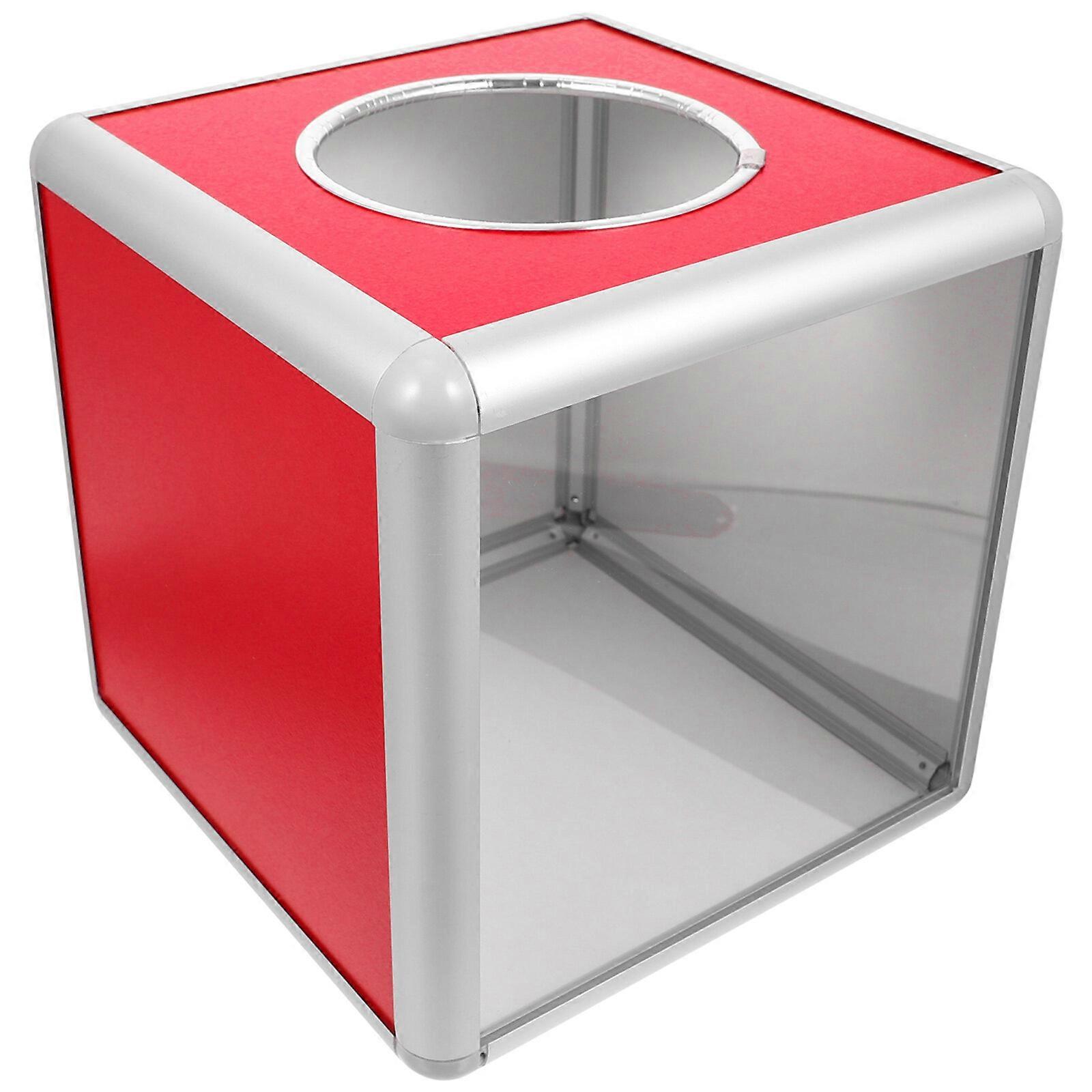 Transparante Jaarlijkse Vergadering Loterij Box Afneembare Loterij Box Draw Box